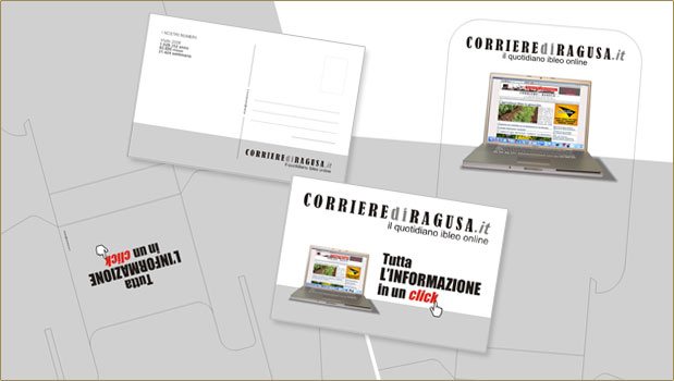Espositore, Cartolina