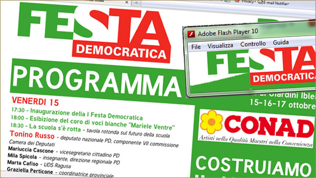 Pagina Commerciale + Banner | Festa Democratica