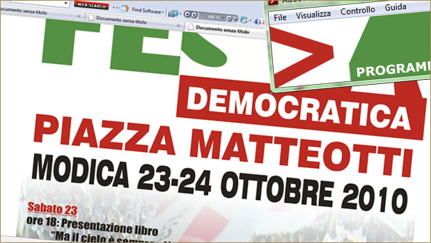 Pagina Commerciale + Banner | Festa Democratica 2