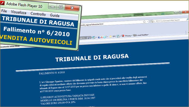 Pagina Commerciale + Banner | Tribunale di Ragusa