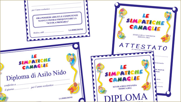 Attestato, Diplomi