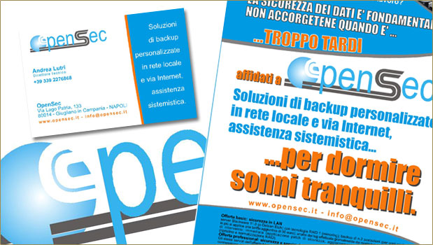 Marchio/Logotipo, Bigliettino da Visita, Volantino Pubblicitario