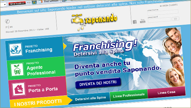 Layout sito web