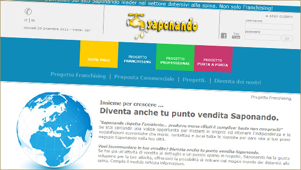 Layout sito web