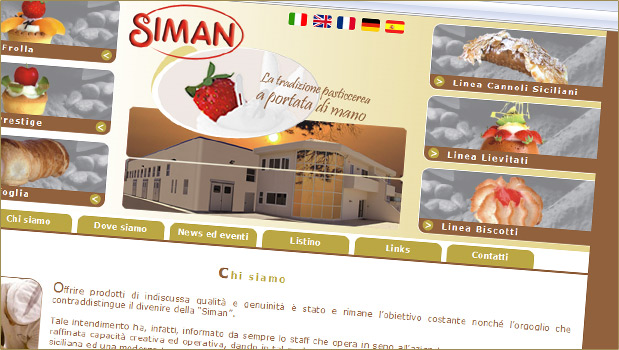 Layout sito web,